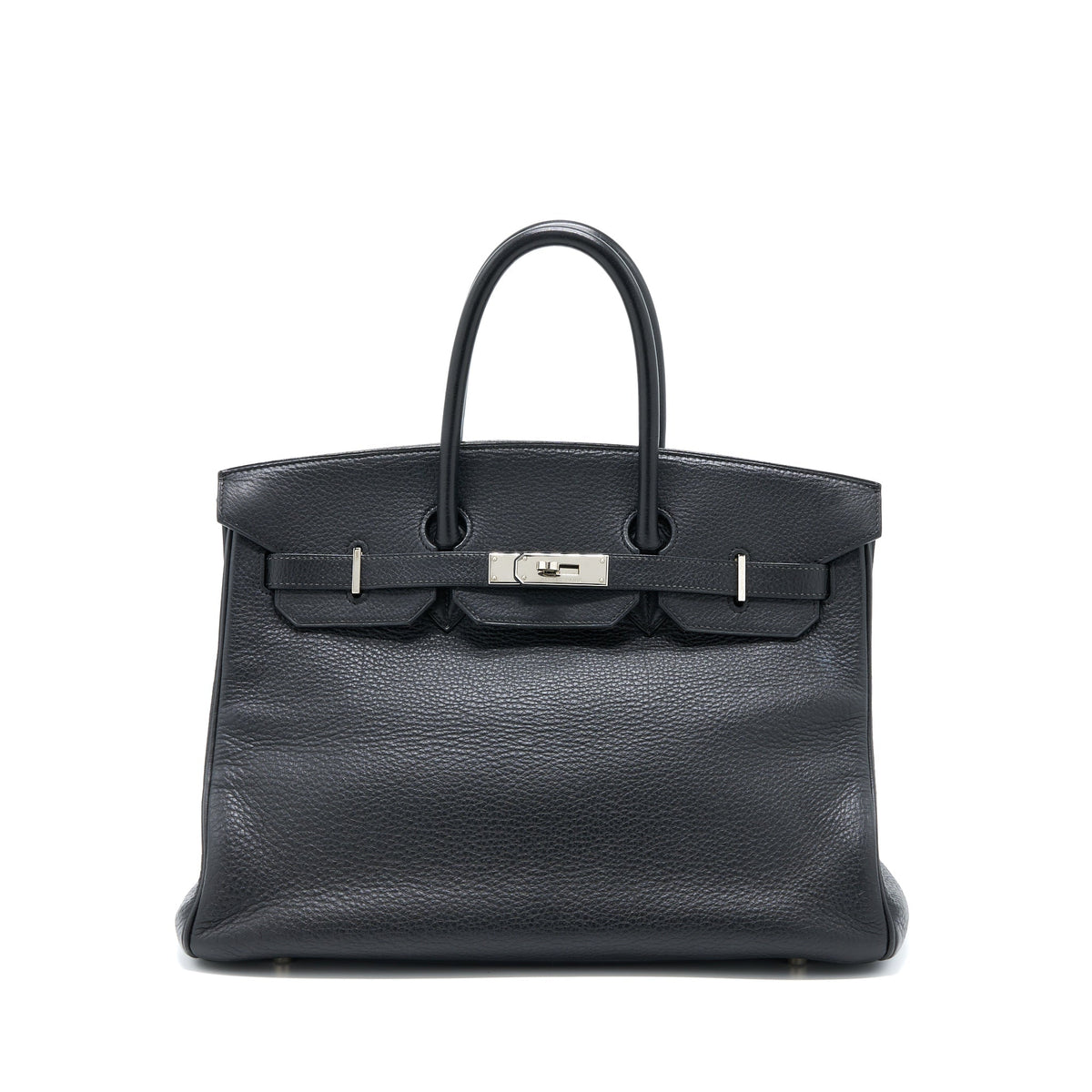 HERMES BIRKIN 35 CALFSKIN BLACK SHW