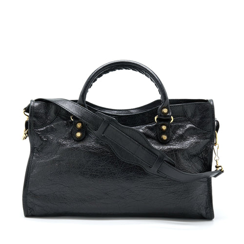 BALENCIAGA CLASSIC CITY BAG AGED CALFSKIN GHW