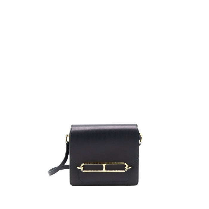 HERMES MINI ROULIS EVERGRAIN BLACK GHW