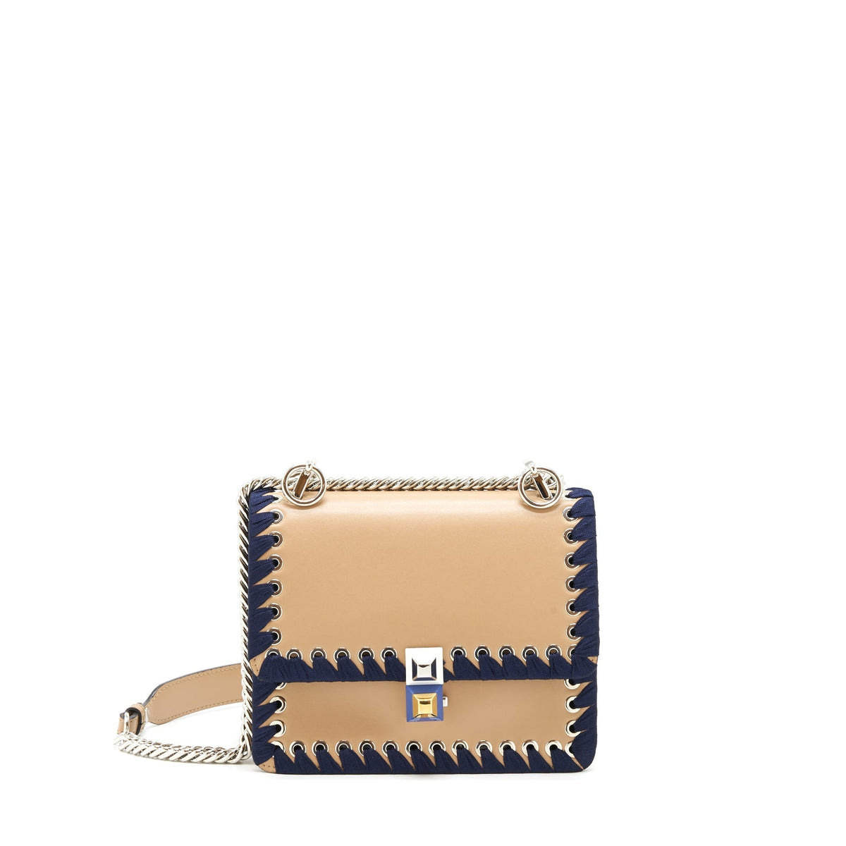 FENDI KAN I DARK BEIGE / NAVY WITH SHW