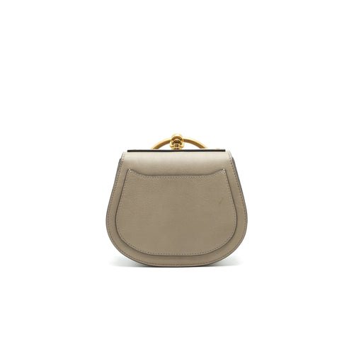 CHLOE NILE SMALL BRACELET BAG LIGHT GREY WIT GHW
