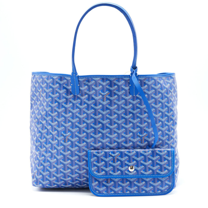 GOYARD SAINT LOUIS TOTE BAG PM BLUE
