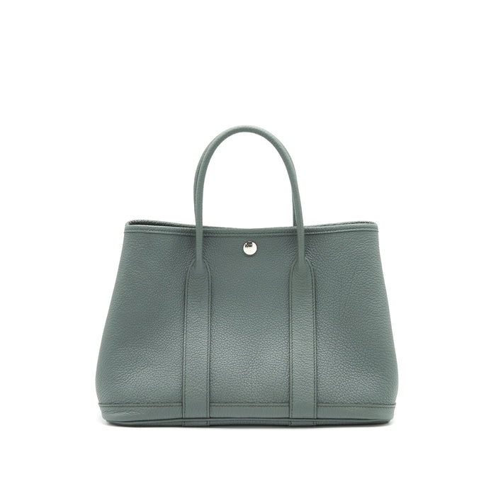 HERMES GARDEN PARTY 30 VERT AMANDE SHW