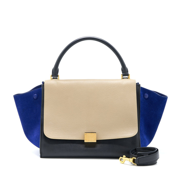 CELINE TRAPEZE BAG MULTICOLOUR GHW