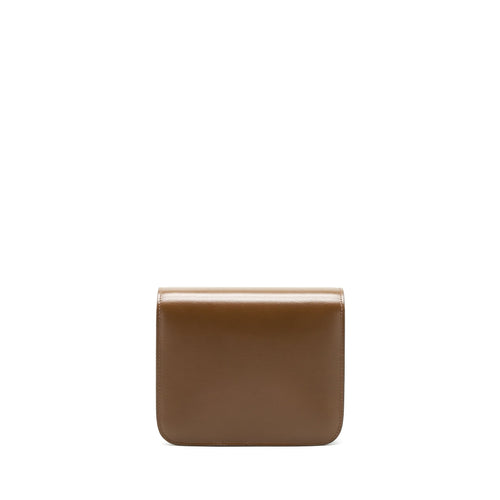 CELINE TEEN CLASSIC BOX BAG CALFSKIN CAMEL GHW
