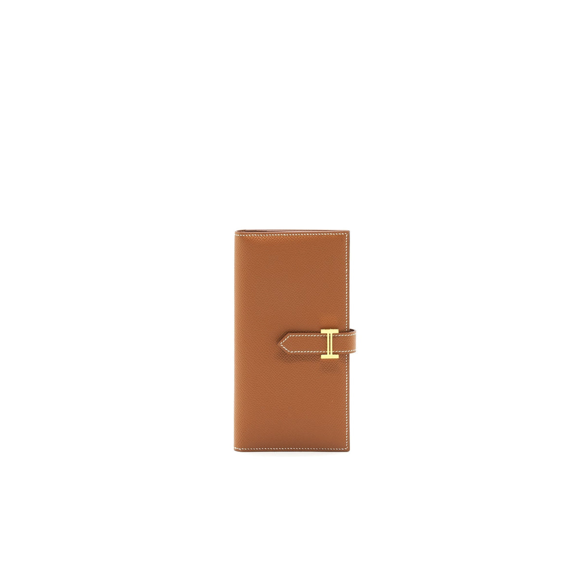 HERMES BEARN WALLET 37 GOLD WITH GHW