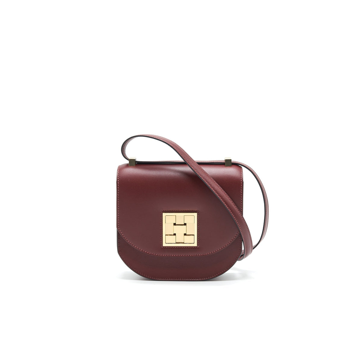 HERMES MASAIQUE 24 MINI BAG VEAU MONSIEUR 55 ROUGE H SHW