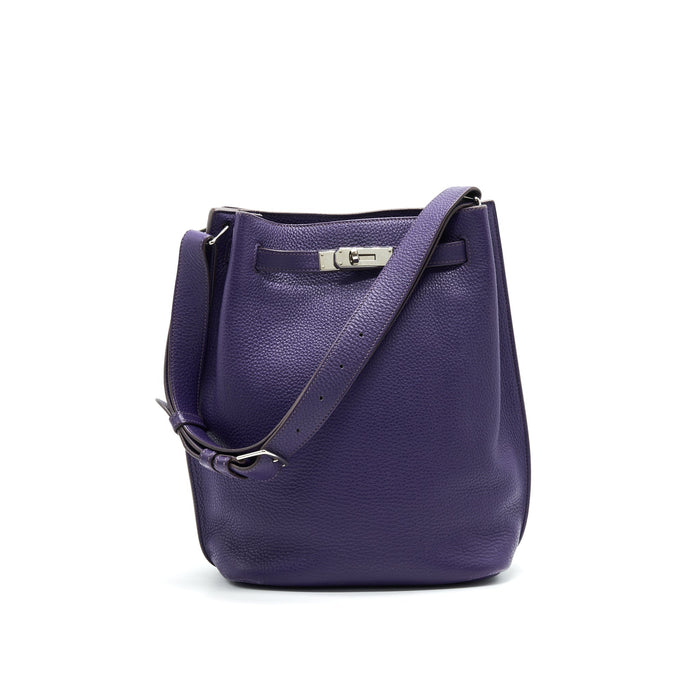 HERMES SO KELLY 22 PURPLE SHW