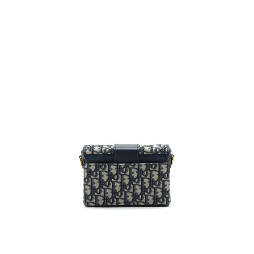CHRISTIAN DIOR 30 MONTAIGNE MINI BOX BAG OBLIQUE CANVAS