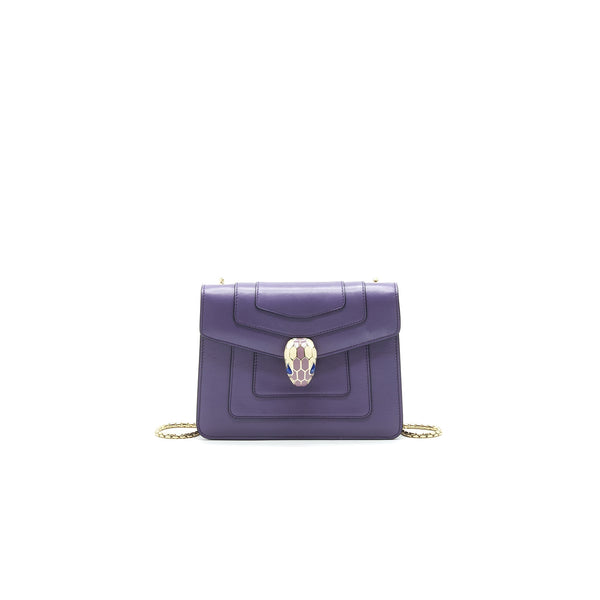 BVLGARI SERPENTI FOREVER CROSSBODY BAG PURPLE