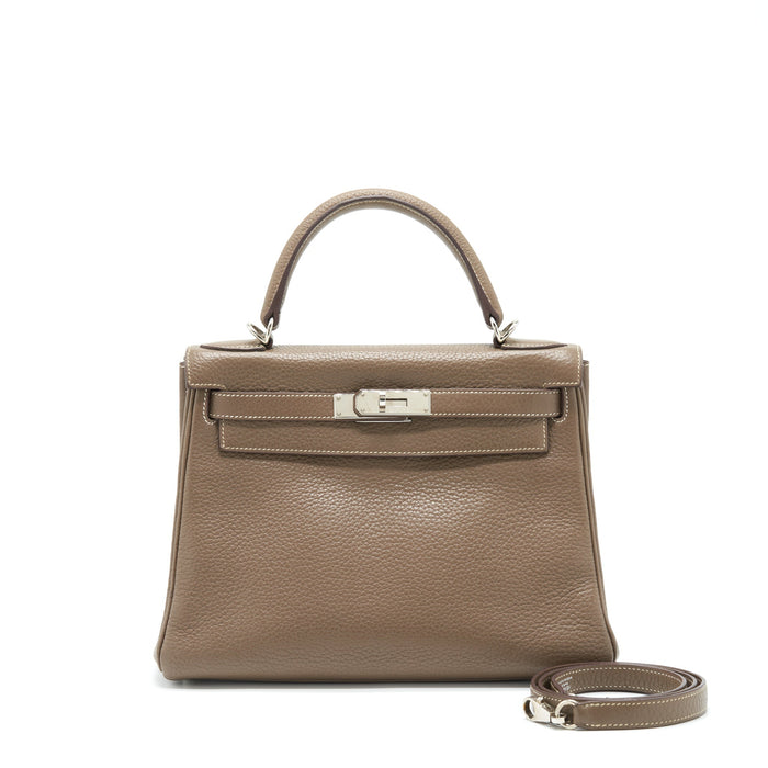 HERMES KELLY 28 FJORD ETOUPE SHW