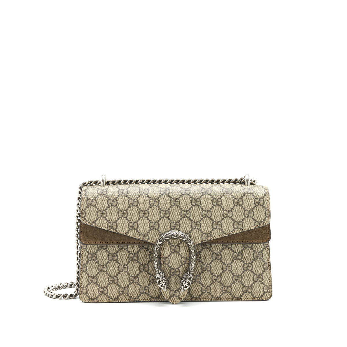 GUCCI SMALL DIONYSUS GG SHOULDER BAG BEIGE