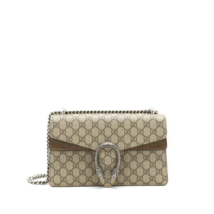 GUCCI SMALL DIONYSUS GG SHOULDER BAG BEIGE