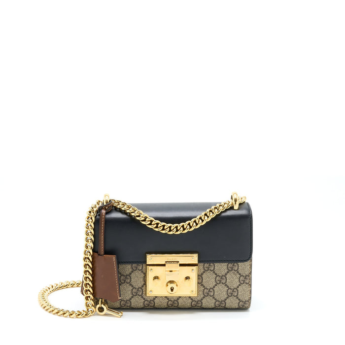 GUCCI PADLOCK SMALL GG SHOULDER BAG GHW