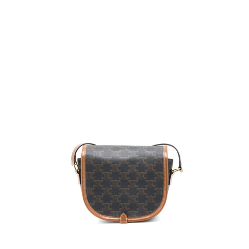 CELINE FOLCO MEDIUM TRIOMPHE CANVAS BAG GHW