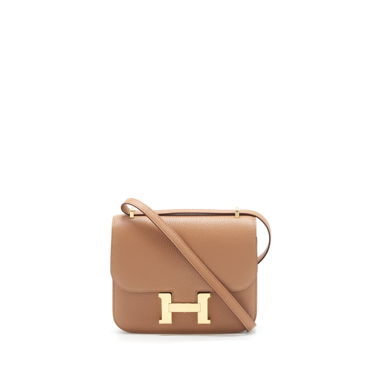 HERMES MINI CONSTANCE CHÈVRE MYSORE 2J QUEBRACHO RGHW STRAP Z
