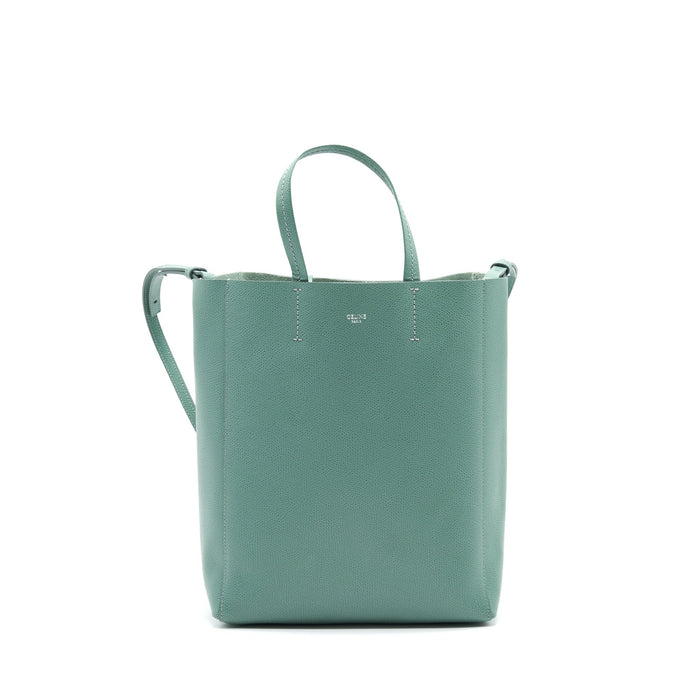 CELINE SMALL VERTICAL BUCKET BAG DEEP MINT SHW