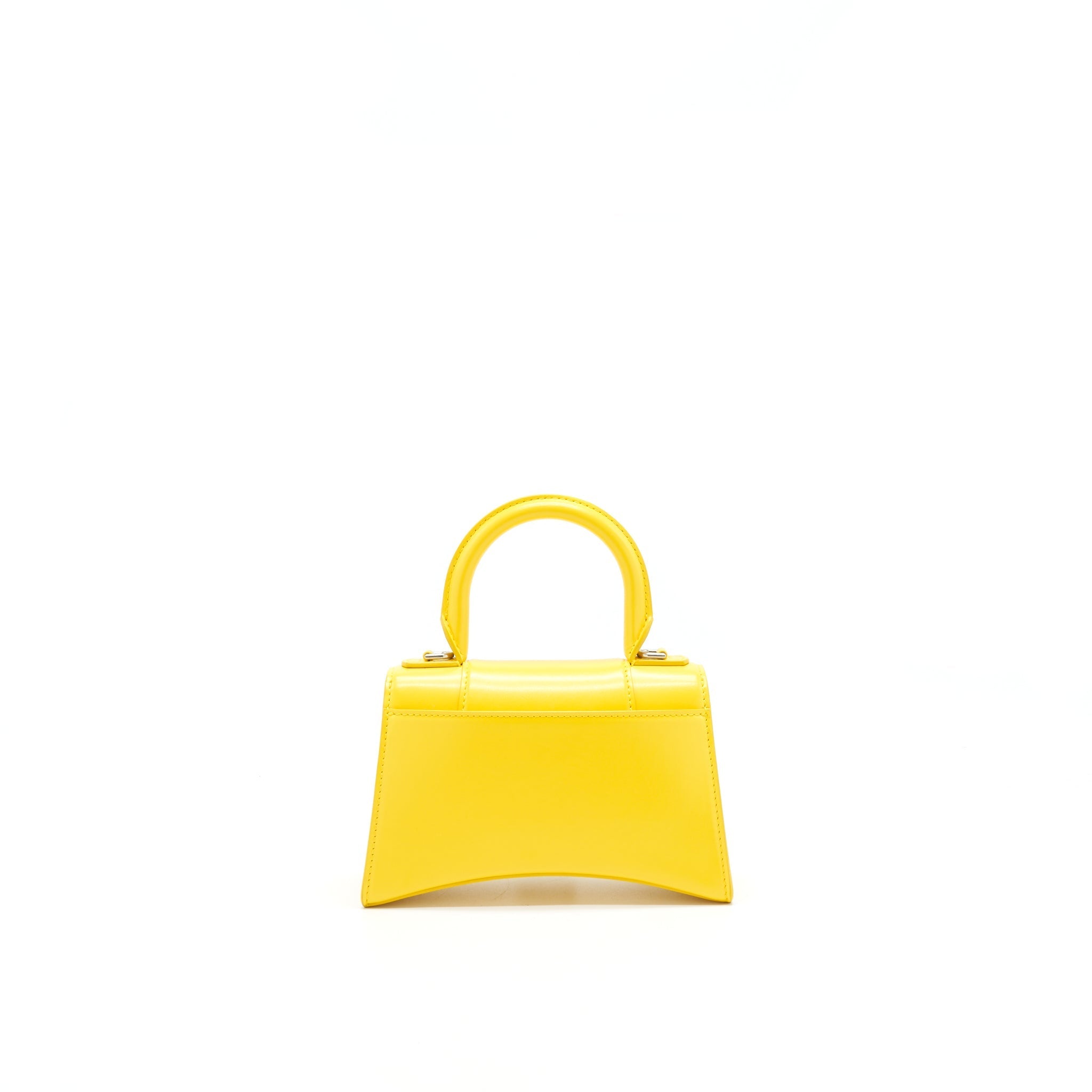 BALENCIAGA HOURGLASS XS TOP HANDLE YELLOW