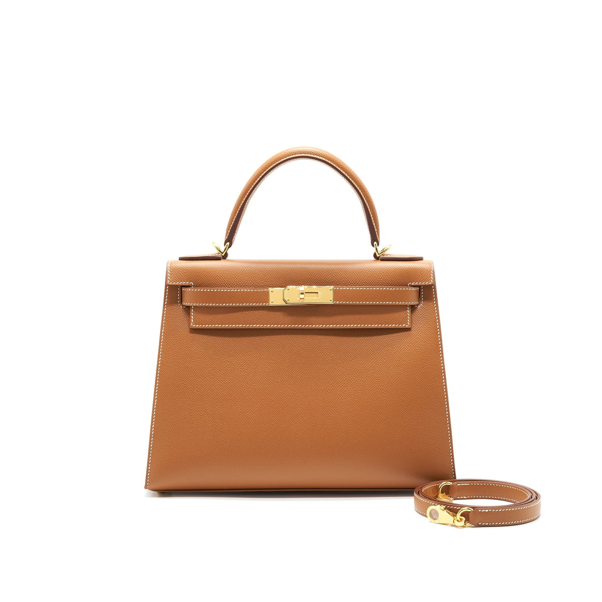 HERMES KELLY 28 GOLD WITH GHW EPSOM LEATHER