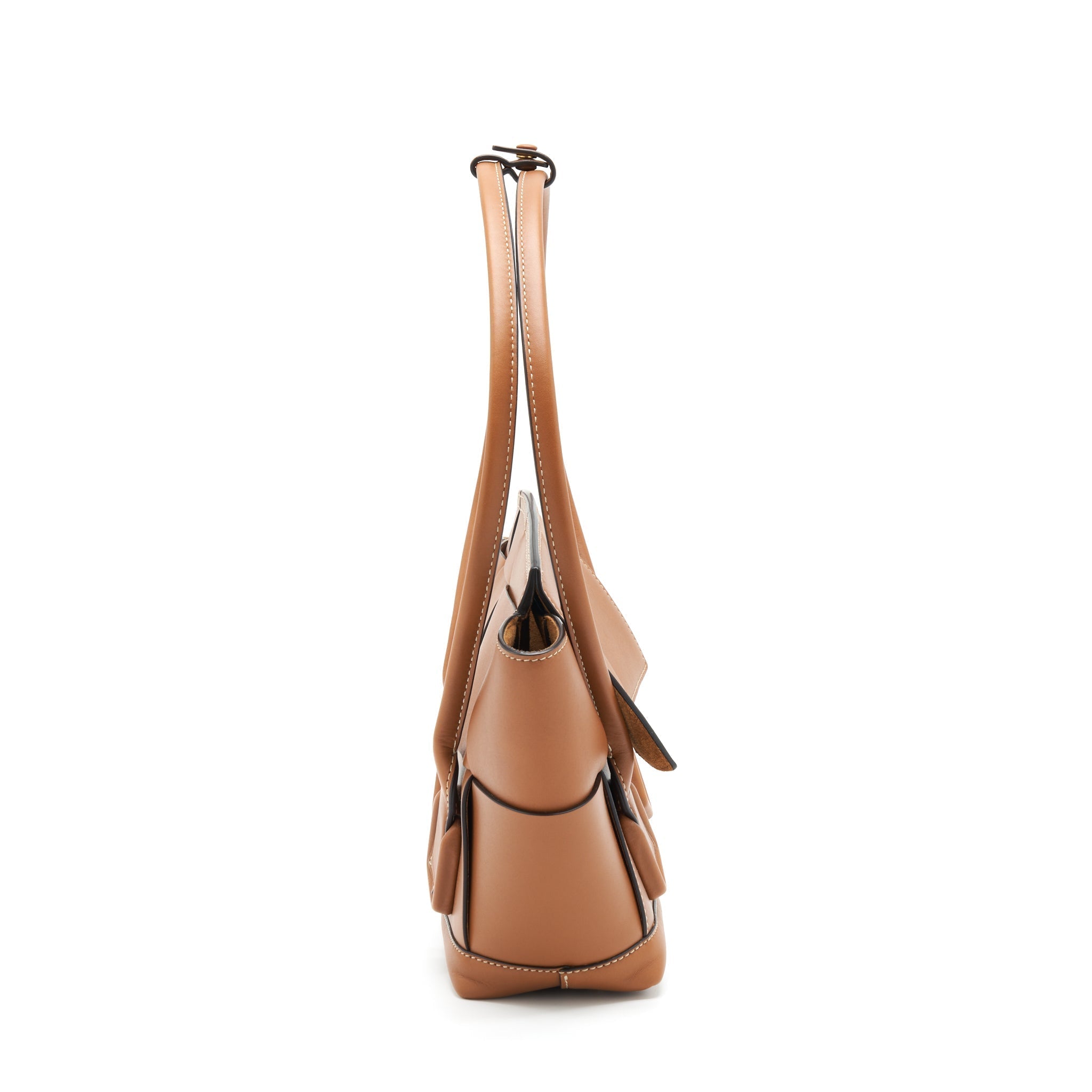 BOTTEGA VENETA ARCO BAG CALFSKIN WOOD