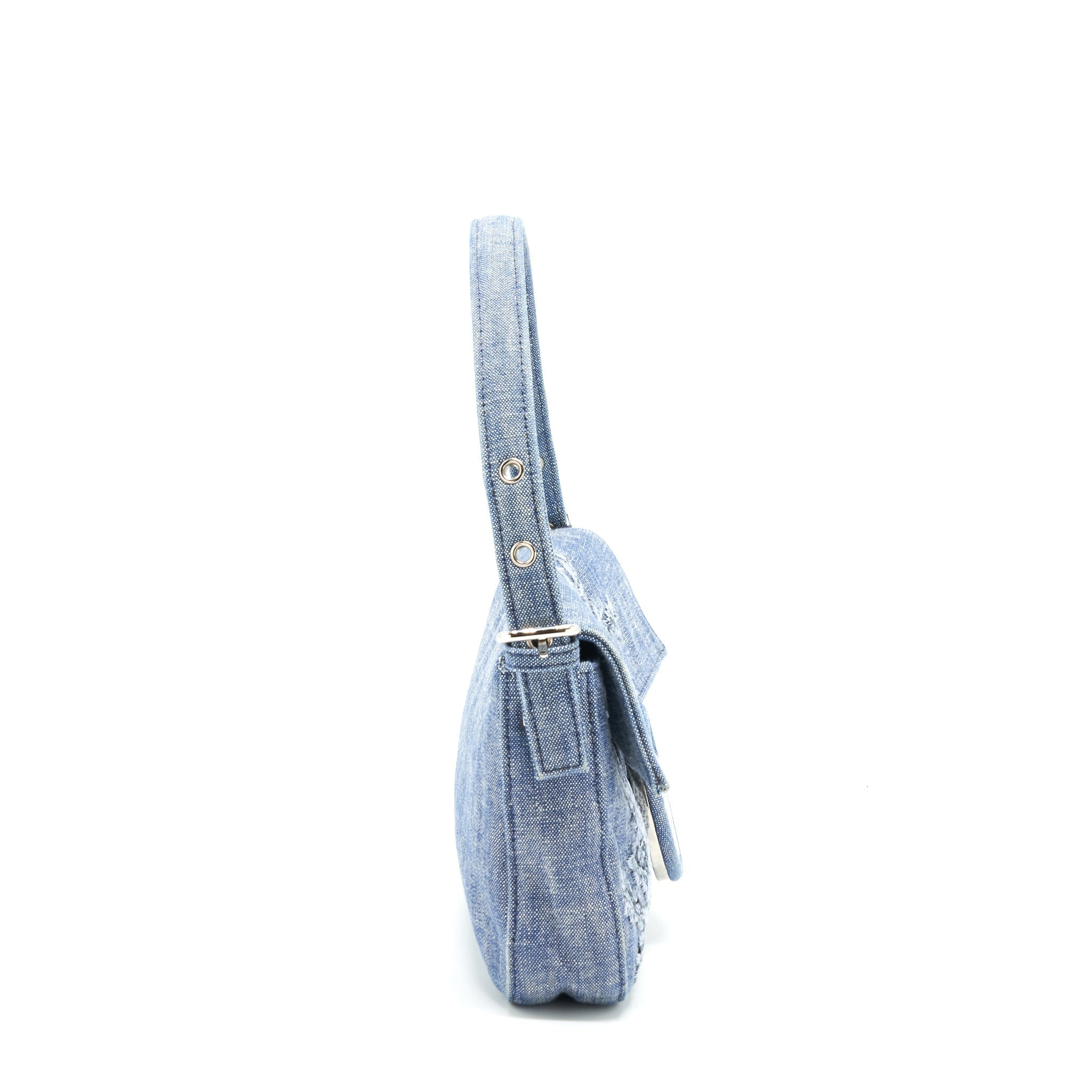 FENDI LIMITED EDITION BAGUETTE DENIM SHW