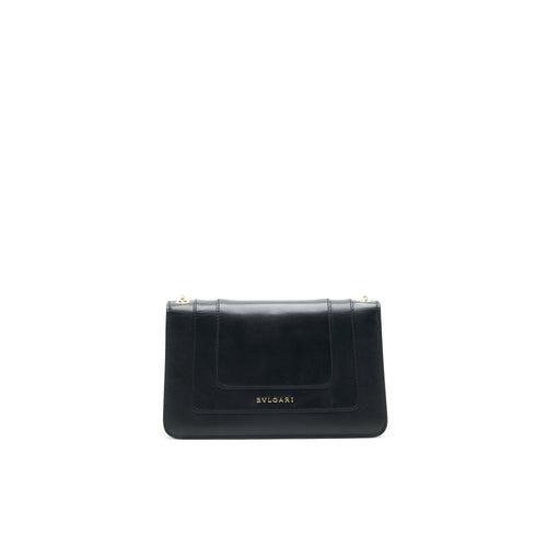 BVLGARI SERPENTI CHAIN BAG IN BLACK