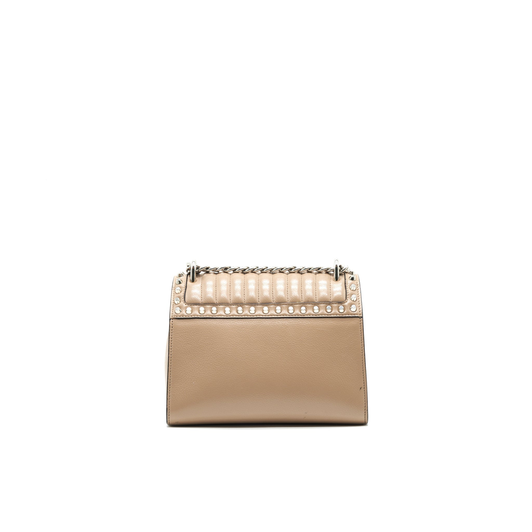 PRADA SMALL LEATHER BAG BEIGE SHW