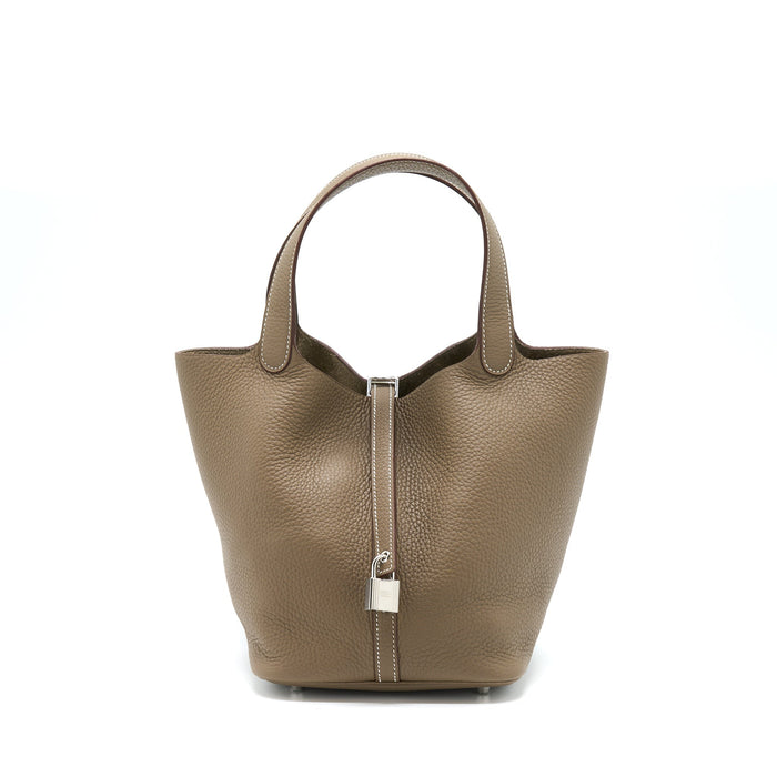 HERMES PICOTIN LOCK BAG 22 CLEMENCE ETOUPE SHW