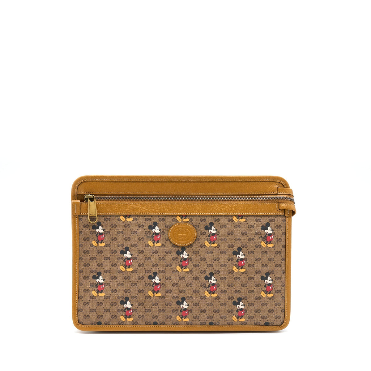 GUCCI DISNEY X GUCCI MINI GG SUPREME ZIP POUCH MULTICOLOUR