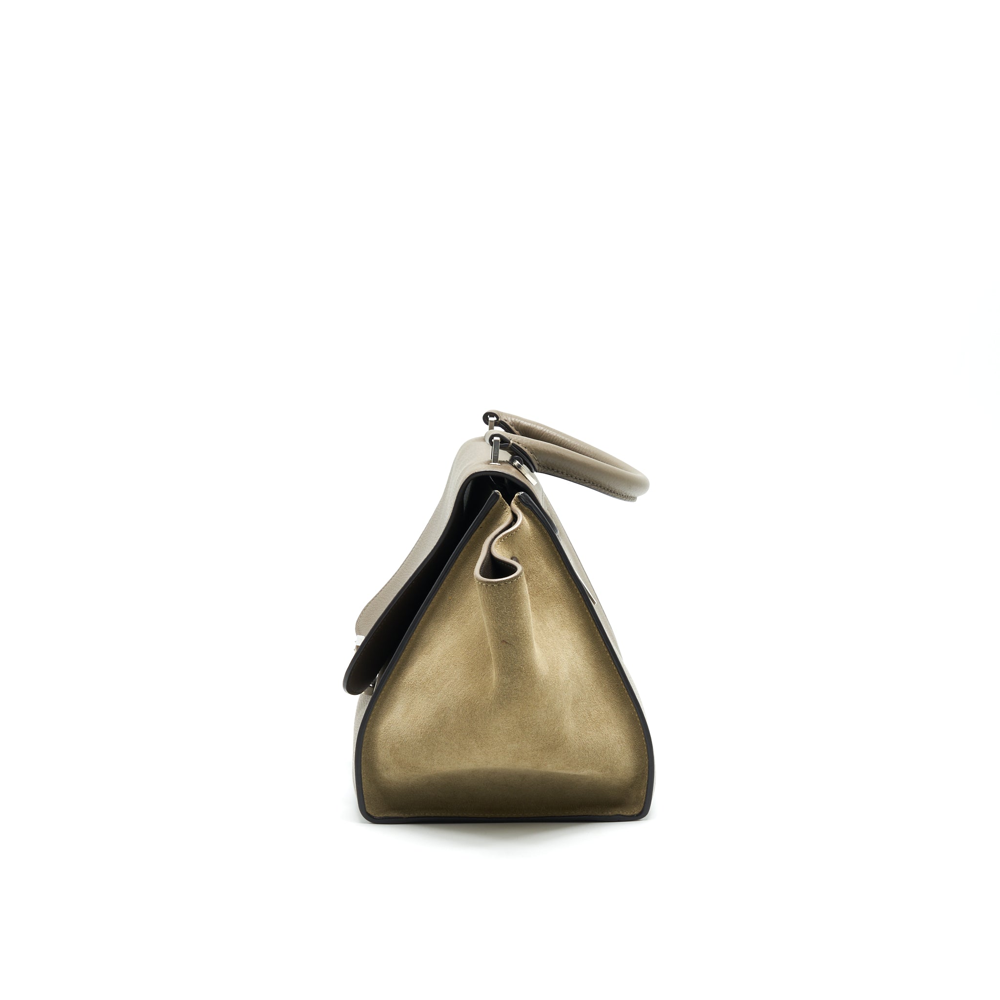 CELINE SMALL TRAPEZE BAG LIGHT GREY SHW