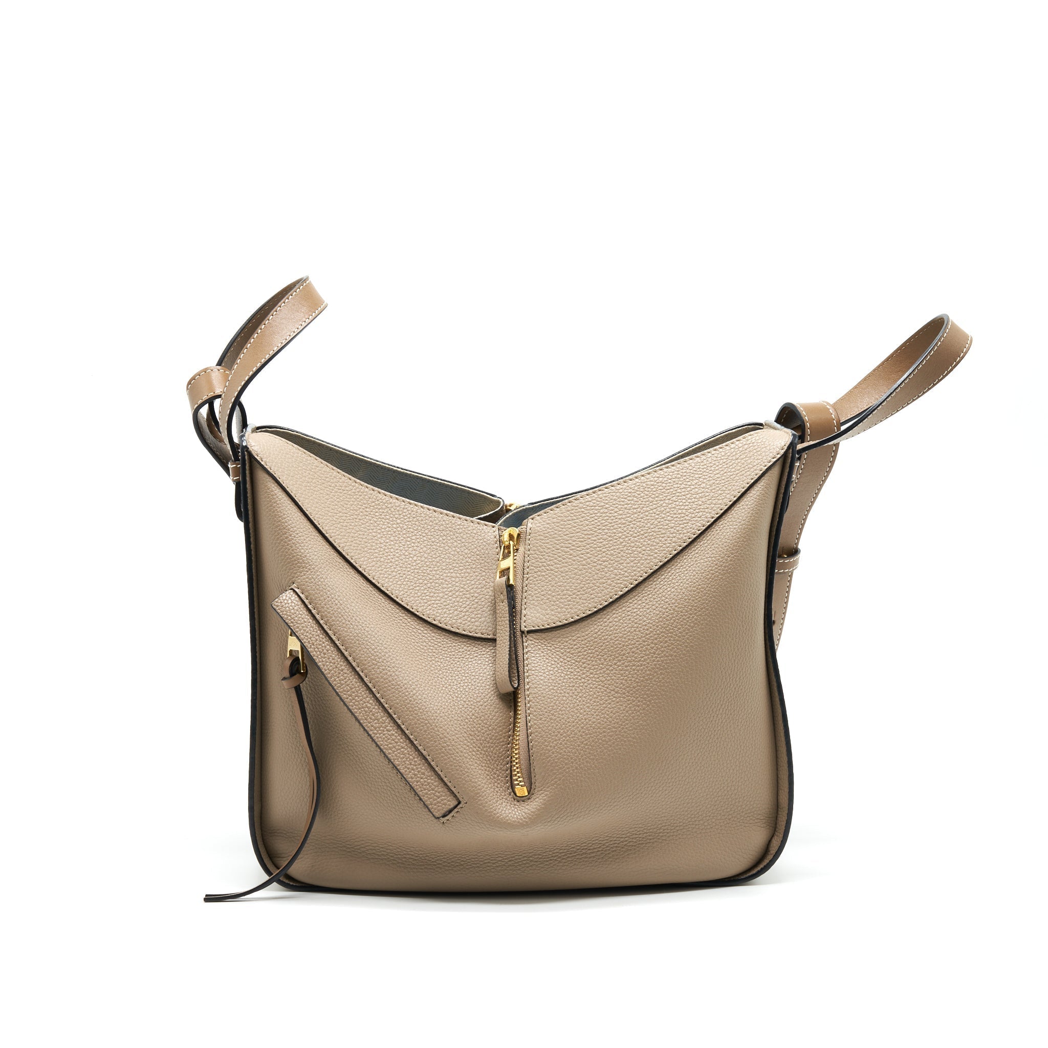LOEWE HAMMOCK BAG IN BEIGE / BROWN