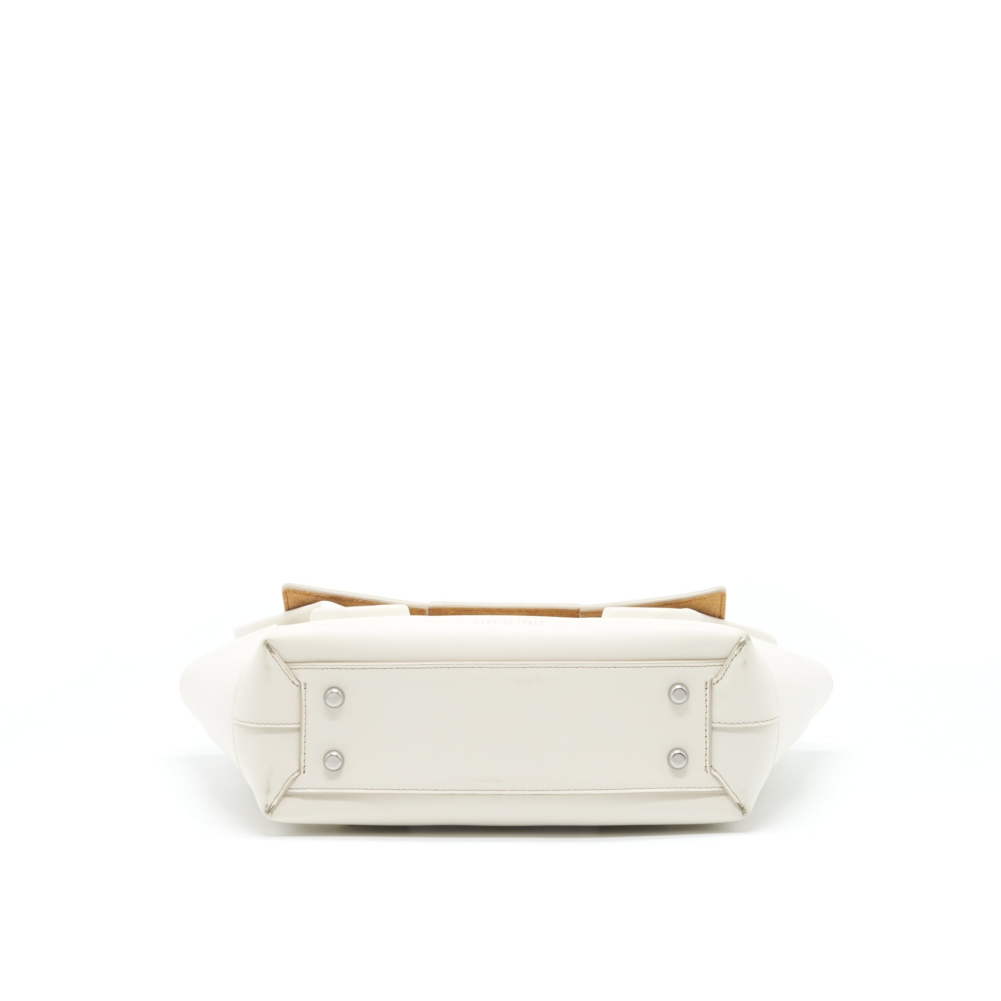 BOTTEGA VENETA ARCO BAG CALFSKIN WHITE SHW
