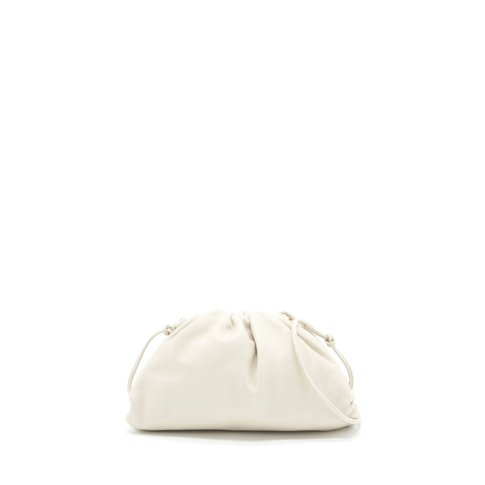 BOTTEGA VENETA MINI POUCH CALFSKIN PLASTER