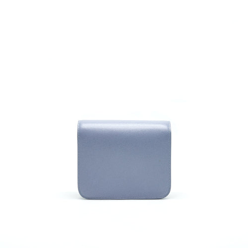 CELINE TEEN CLASSIC BAG IN CALFSKIN LIEGE ARCTIC BLUE