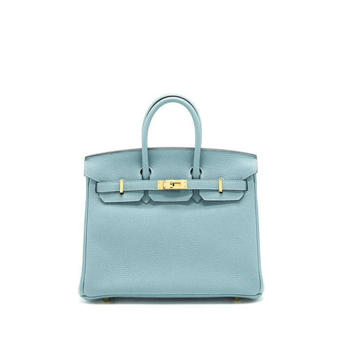 HERMES BIRKIN25 TOGO 7G CIEL GHW
