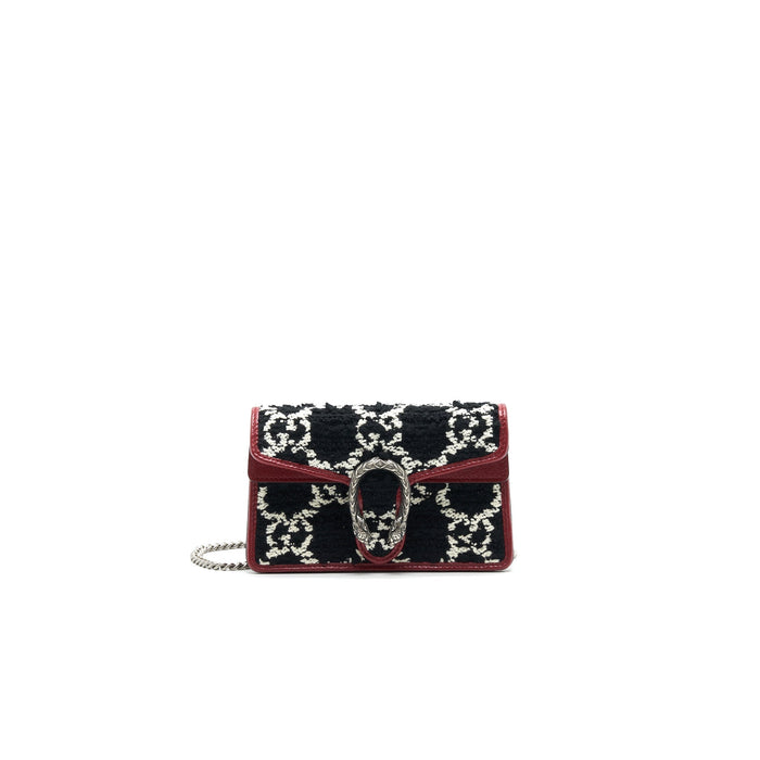 GUCCI DIONYSUS SUPER MINI TWEED CROSSBODY BAG
