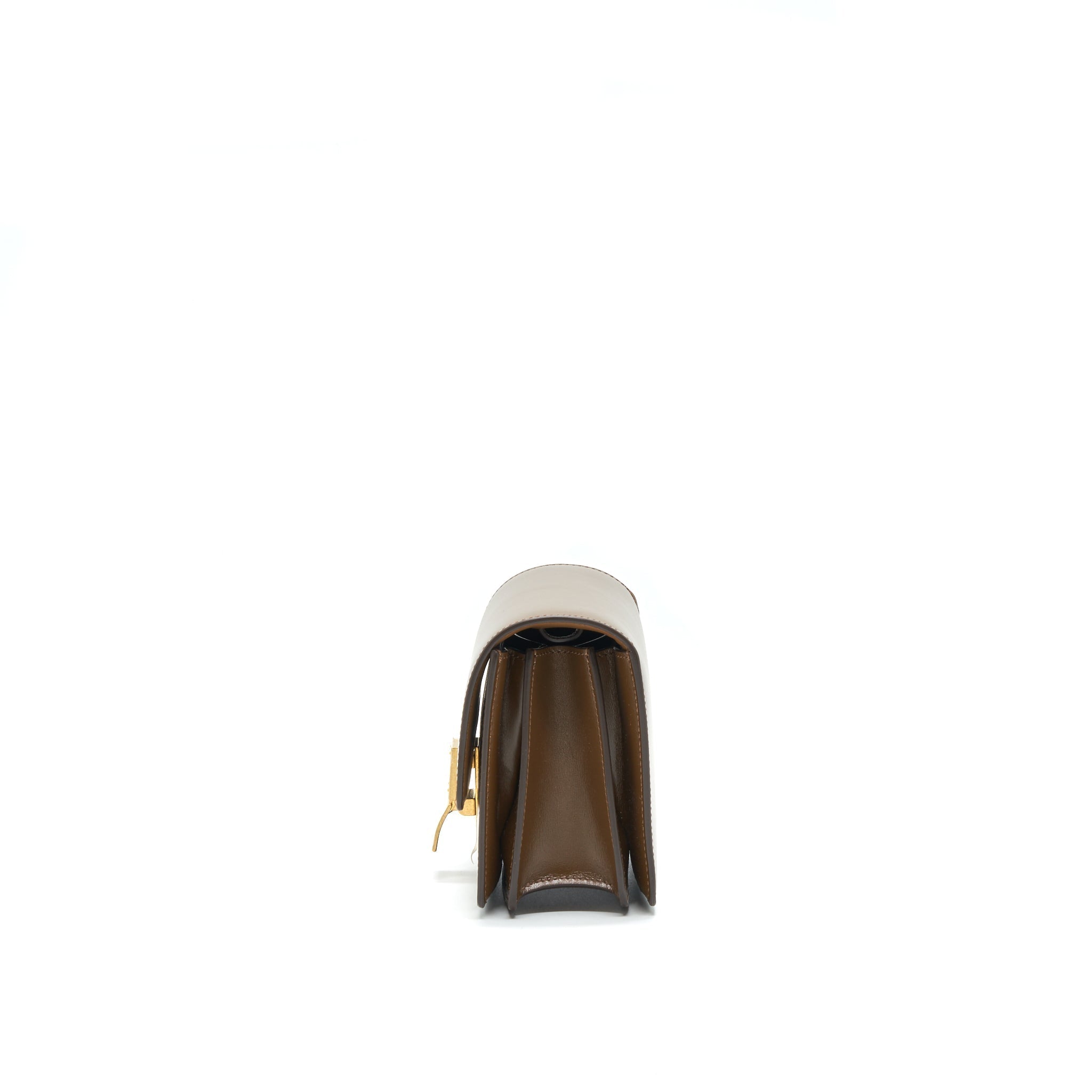 CELINE SMALL CLASSIC BOX BAG CAMEL GHW