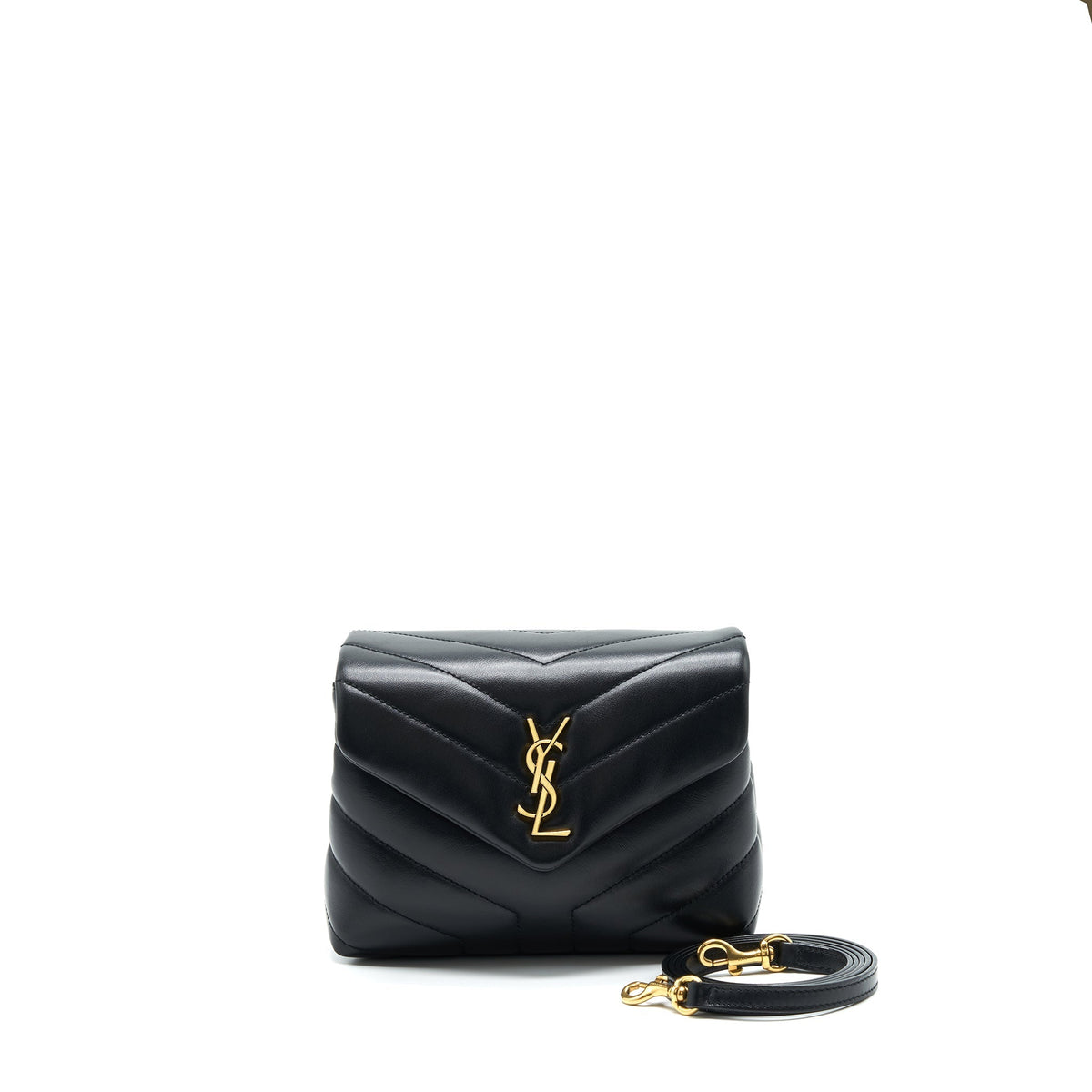 SAINT LAURENT TOY LOU LOU IN BLACK GHW