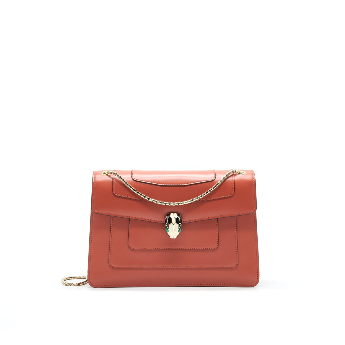 BVLGARI SERPENTI SHOULDER BAG CANYON AMBER