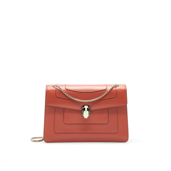 BVLGARI SERPENTI SHOULDER BAG CANYON AMBER