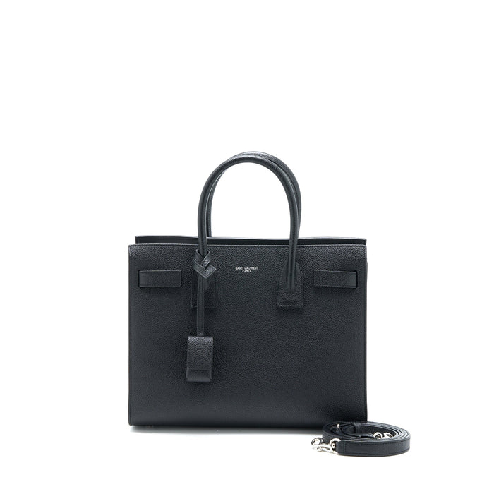 SAINT LAURENT SAC DE JOUR BABE GRAINED CALFSKIN BLACK SHW