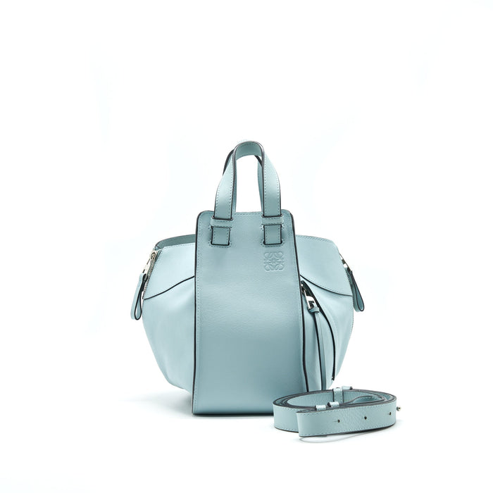 LOEWE HAMMOCK SMALL SHOULDER BAG AQUA