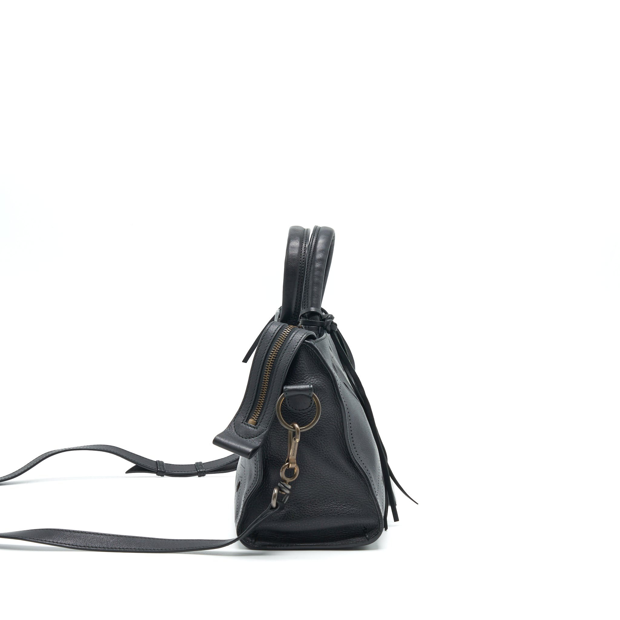 BALENCIAGA STUD FREE BLACKOUT CITY BAG