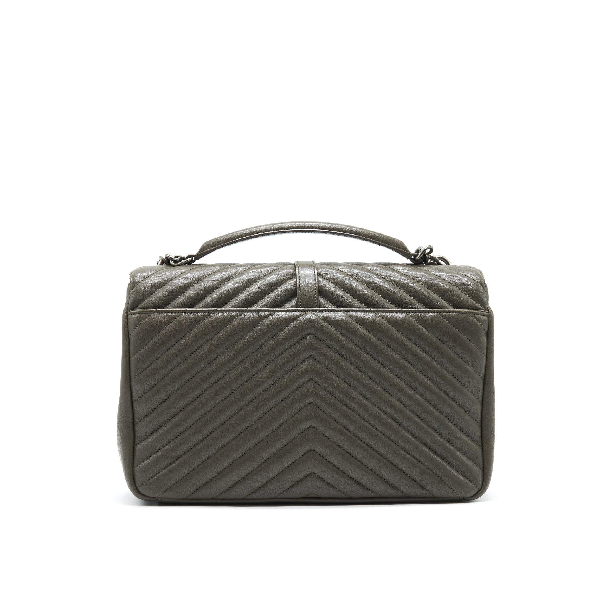 YSL COLLEGE LARGE SIZE OLIVE GREY COLOUR IN SHW