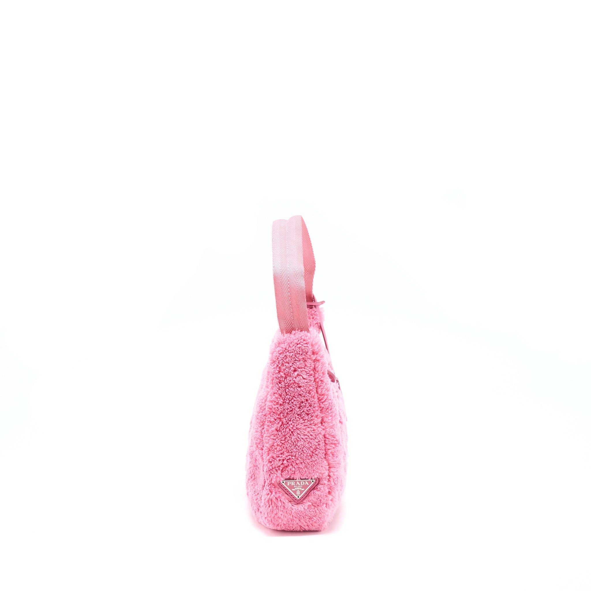 PRADA REEDITION 2000 TERRY MINI BAG PINK