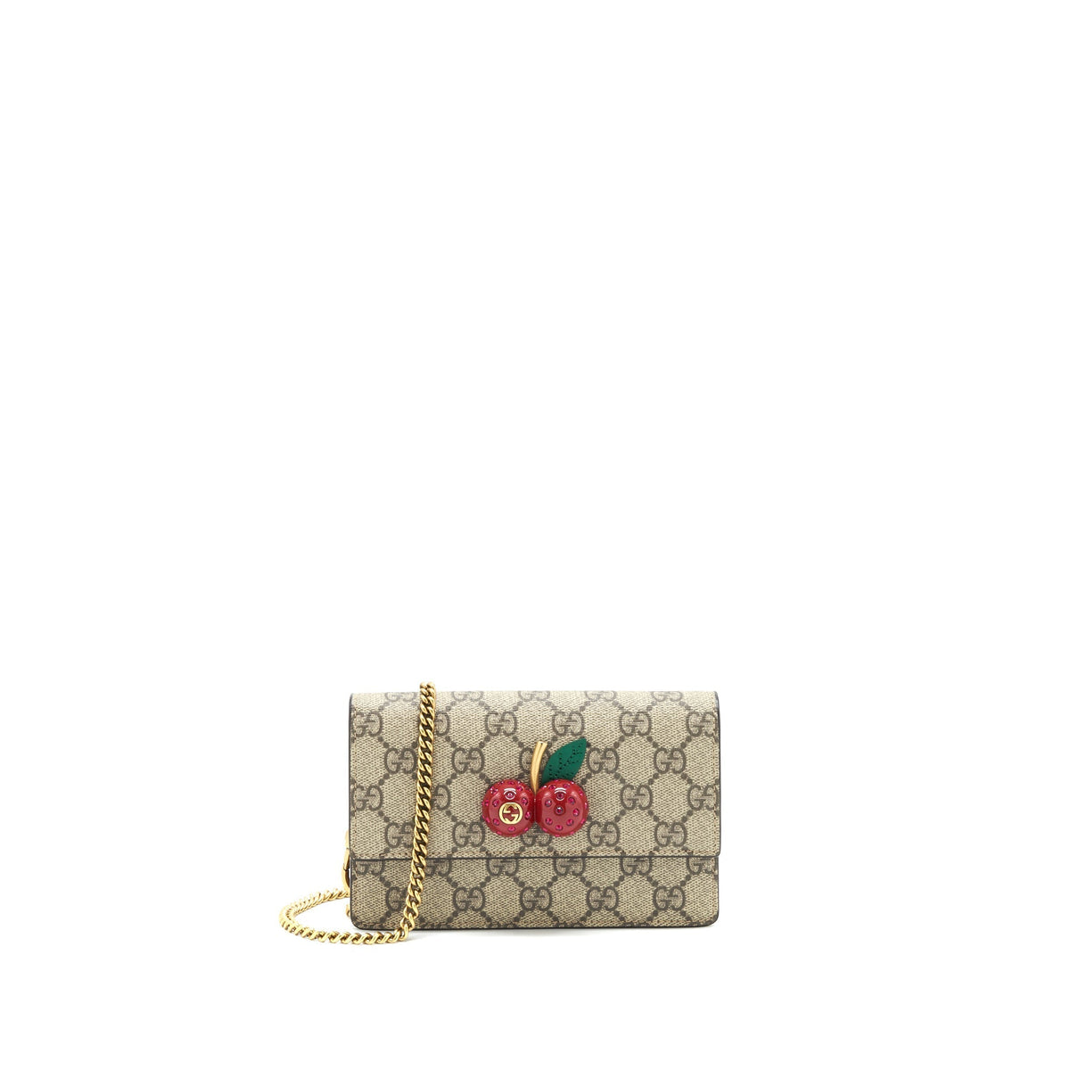 GUCCI CHERRIES WALLET ON CHAIN