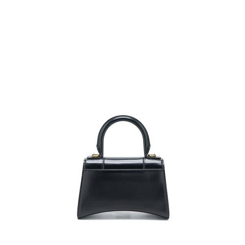 BALENCIAGA HOURGLASS XS CALFSKIN BLACK GHW
