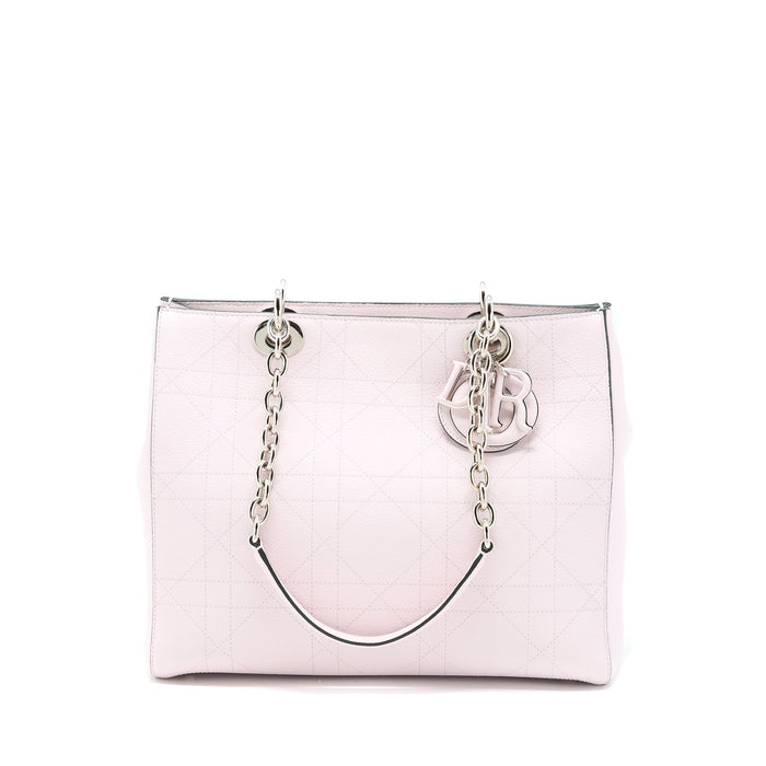 DIOR TOTE BAG CALFSKIN LIGHT PINK SHW