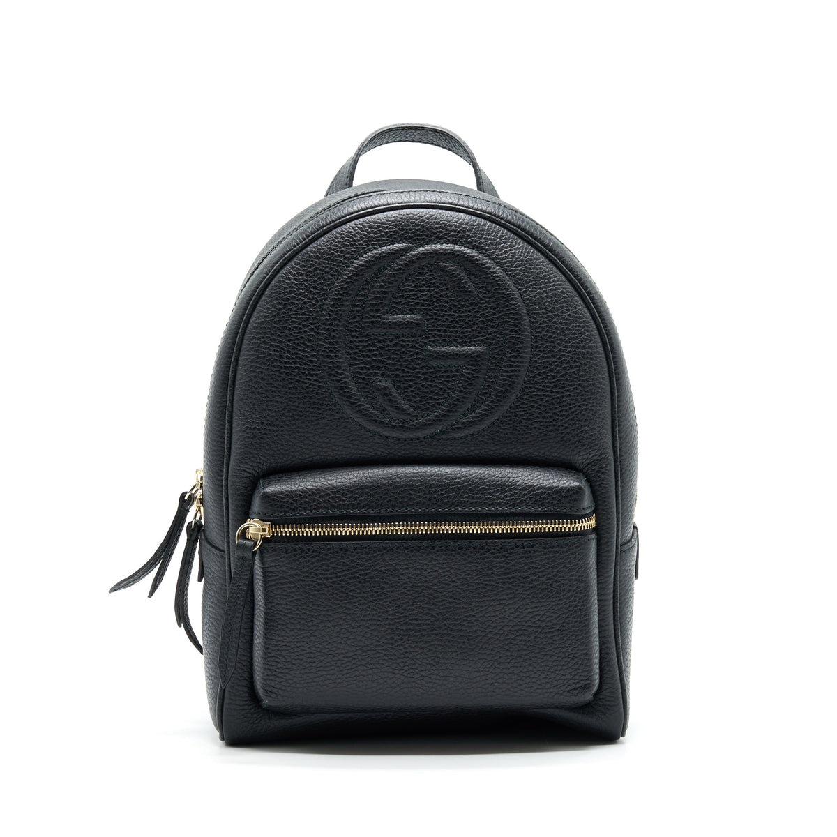 GUCCI SOHO LEATHER BACKPACK BLACK