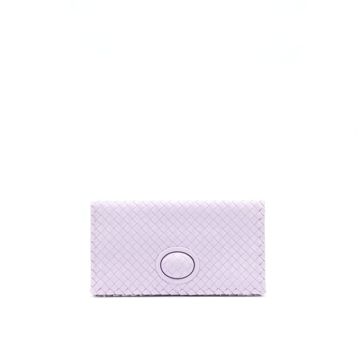 BOTTEGA VENETA FOLD CLUTCH LIGHT PURPLE